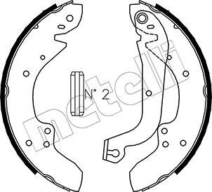 Metelli 53-0062 - Kit ganasce freno autozon.pro