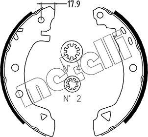 Metelli 53-0001 - Kit ganasce freno autozon.pro