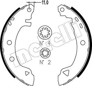 Metelli 53-0002 - Kit ganasce freno autozon.pro