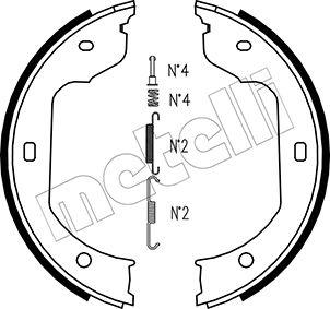 Metelli 53-0019K - Kit ganasce, Freno stazionamento autozon.pro