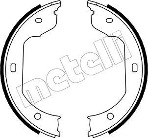 Metelli 53-0019 - Kit ganasce, Freno stazionamento autozon.pro