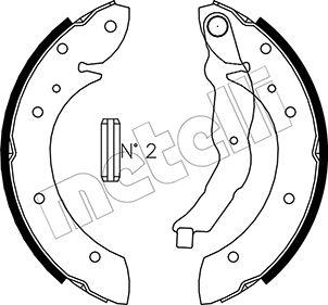 Metelli 53-0015 - Kit ganasce freno autozon.pro