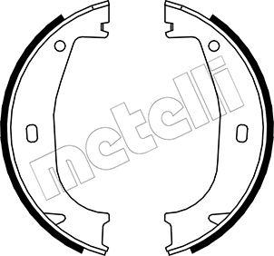 Metelli 53-0016 - Kit ganasce, Freno stazionamento autozon.pro