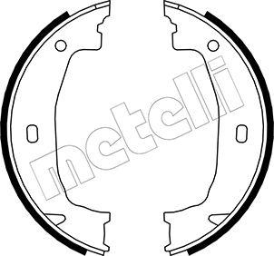 Metelli 53-0018 - Kit ganasce, Freno stazionamento autozon.pro