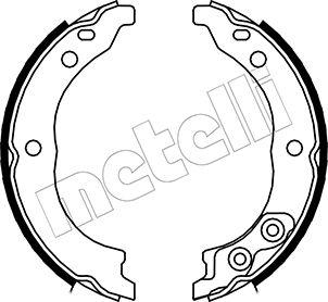 Metelli 53-0089 - Kit ganasce, Freno stazionamento autozon.pro