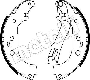 Metelli 53-0088 - Kit ganasce freno autozon.pro