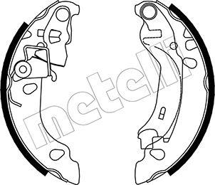 Metelli 53-0083 - Kit ganasce freno autozon.pro