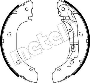 Metelli 53-0082 - Kit ganasce freno autozon.pro