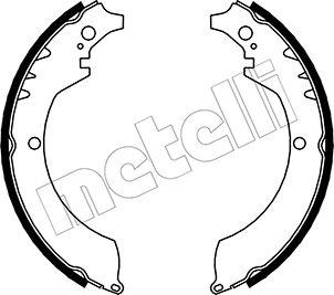 Metelli 53-0033 - Kit ganasce freno autozon.pro