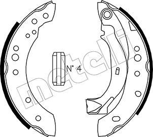 Metelli 53-0025 - Kit ganasce freno autozon.pro