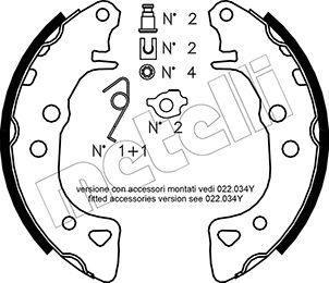 Metelli 53-0021K - Kit ganasce freno autozon.pro