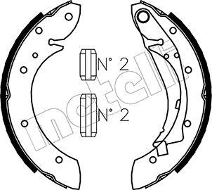 Metelli 53-0023 - Kit ganasce freno autozon.pro