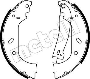 Metelli 53-0074Y - Kit ganasce freno autozon.pro