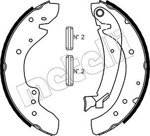 Metelli 53-0072 - Kit ganasce freno autozon.pro