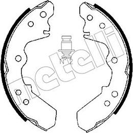 Metelli 53-0191 - Kit ganasce freno autozon.pro