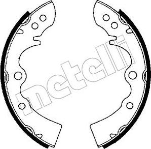 Metelli 53-0198 - Kit ganasce freno autozon.pro