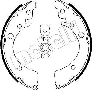 Metelli 53-0149 - Kit ganasce freno autozon.pro