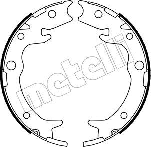 Metelli 53-0159 - Kit ganasce, Freno stazionamento autozon.pro