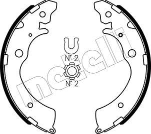 Metelli 53-0154 - Kit ganasce freno autozon.pro