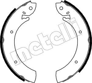 Metelli 53-0100 - Kit ganasce freno autozon.pro