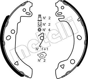 Metelli 53-0118K - Kit ganasce freno autozon.pro