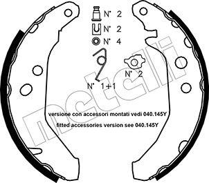 Metelli 53-0117K - Kit ganasce freno autozon.pro