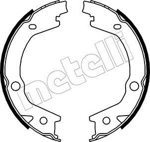 Metelli 53-0184 - Kit ganasce, Freno stazionamento autozon.pro