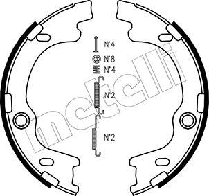 Metelli 53-0185K - Kit ganasce, Freno stazionamento autozon.pro