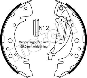 Metelli 53-0180 - Kit ganasce freno autozon.pro