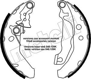 Metelli 53-0132Y - Kit ganasce freno autozon.pro