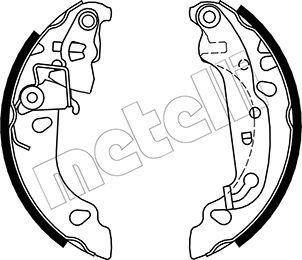 Metelli 53-0137 - Kit ganasce freno autozon.pro