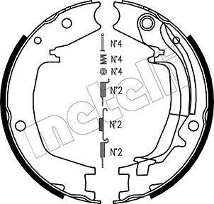 Metelli 53-0179K - Kit ganasce, Freno stazionamento autozon.pro