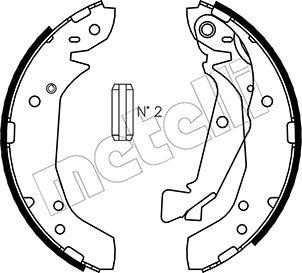 Metelli 53-0175 - Kit ganasce freno autozon.pro