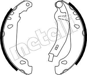 Metelli 53-0345Y - Kit ganasce freno autozon.pro