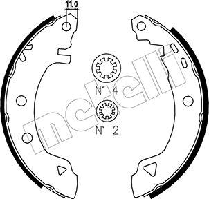 Metelli 53-0346 - Kit ganasce freno autozon.pro