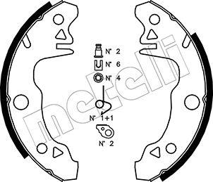 Metelli 53-0341K - Kit ganasce freno autozon.pro