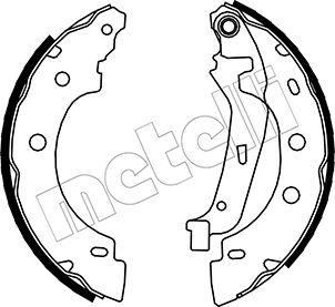 Metelli 53-0355 - Kit ganasce freno autozon.pro