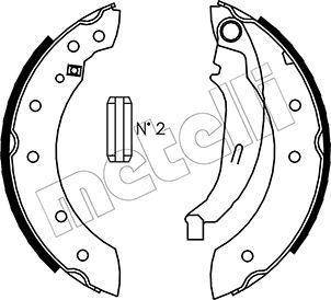 Metelli 53-0350 - Kit ganasce freno autozon.pro