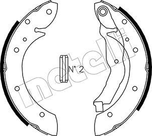 Metelli 53-0351 - Kit ganasce freno autozon.pro