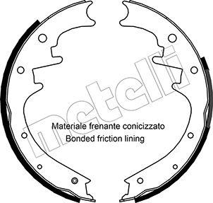 Metelli 53-0358 - Kit ganasce freno autozon.pro