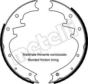 Metelli 53-0352 - Kit ganasce freno autozon.pro