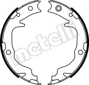 Metelli 53-0362 - Kit ganasce, Freno stazionamento autozon.pro