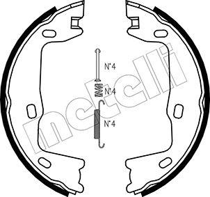 Metelli 53-0302K - Kit ganasce, Freno stazionamento autozon.pro