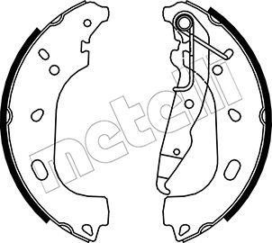 Metelli 53-0319 - Kit ganasce freno autozon.pro