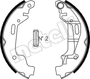 Metelli 53-0314 - Kit ganasce freno autozon.pro