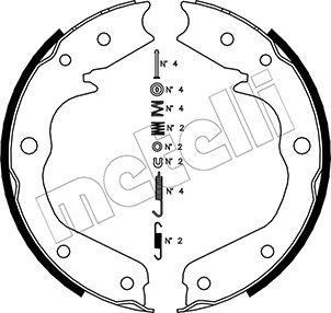 Metelli 53-0315K - Kit ganasce, Freno stazionamento autozon.pro