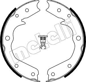 Metelli 53-0315 - Kit ganasce, Freno stazionamento autozon.pro