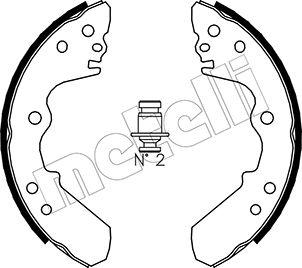 Metelli 53-0310 - Kit ganasce freno autozon.pro