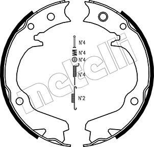 Metelli 53-0386K - Kit ganasce, Freno stazionamento autozon.pro