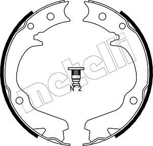 Metelli 53-0386 - Kit ganasce, Freno stazionamento autozon.pro